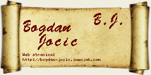 Bogdan Jocić vizit kartica